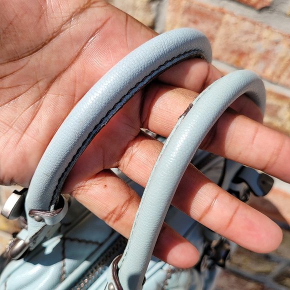 Juicy Couture Blue Quilted Leather Bag - Picture 5 of 15